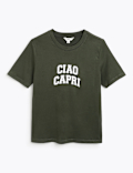 Pure Cotton Graphic Print T-Shirt