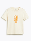 Pure Cotton Graphic Print T-Shirt