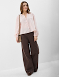 Pure Cotton Balloon Sleeve Top