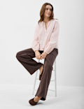 Pure Cotton Balloon Sleeve Top