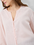 Pure Cotton Balloon Sleeve Top