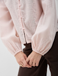 Pure Cotton Balloon Sleeve Top