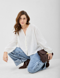 Pure Cotton Balloon Sleeve Top