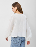 Pure Cotton Balloon Sleeve Top