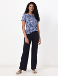 Cotton Rich Floral Crew Neck T-Shirt