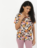 Floral Crew Neck Tee