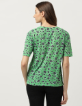 Printed Round Neck T-Shirt