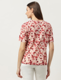 Camo Printed Round Neck T-Shirt