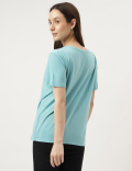 Relaxed Fit Crew Neck Tee