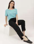 Relaxed Fit Crew Neck Tee