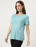 Relaxed Fit Crew Neck Tee