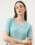 Relaxed Fit Crew Neck Tee