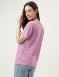 Relaxed Fit Crew Neck Tee