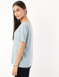 Relaxed Fit Crew Neck Tee