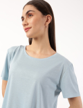 Relaxed Fit Crew Neck Tee