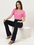 Relaxed Fit Crew Neck Tee