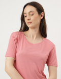 Relaxed Fit Crew Neck Tee
