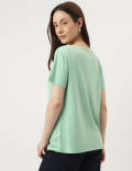 Relaxed Fit Crew Neck Tee