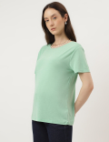 Relaxed Fit Crew Neck Tee