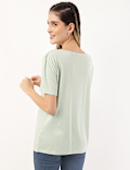 Relaxed Fit Crew Neck Tee