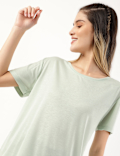 Relaxed Fit Crew Neck Tee