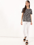 Printed Crew Neck T-Shirt