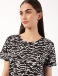 Printed Crew Neck T-Shirt