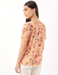 Floral Print Crew Neck T-shirt