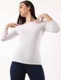 Fitted Slash Neck Tee