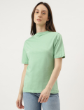 Straight Fit Crew Neck Tee