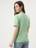 Straight Fit Crew Neck Tee