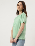 Straight Fit Crew Neck Tee