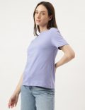 Straight Fit Crew Neck Tee
