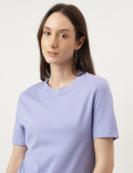Straight Fit Crew Neck Tee