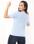 Pure Cotton Printed Crew Neck T-Shirt
