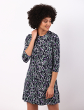Floral Tie Back 3/4 Sleeve