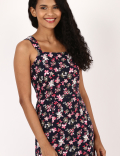 FIT & FLARE STRAP DRESS