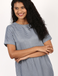 Pin Stripe Tencel Dress
