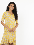 Jersey Flared Dress