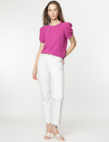 Cotton Rich Half Sleeves Top