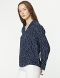 Pure Viscose Full Sleeves Blouse