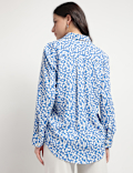 Collared Floral Printed Shirt
