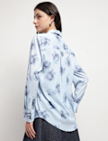 Floral Printed Collared Shirt