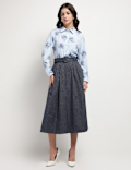 Floral Printed Collared Shirt