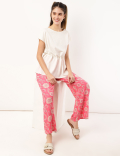 Polka Dots Round Neck Top