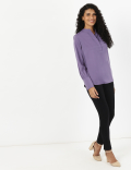Front Smocked Blouse
