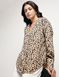 Pure Cotton Animal Print Shirt
