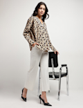 Pure Cotton Animal Print Shirt