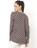 Floral V-Neck Blouse