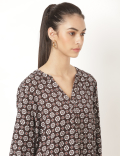 Floral V-Neck Blouse